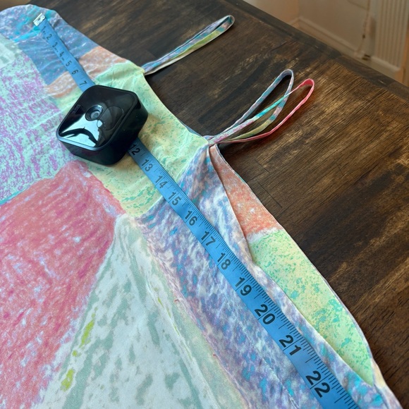 ANTHROPOLOGIE Lilka Annette Rainbow Asymmetrical Swing Dress! Excellent cond. S - Picture 10 of 12